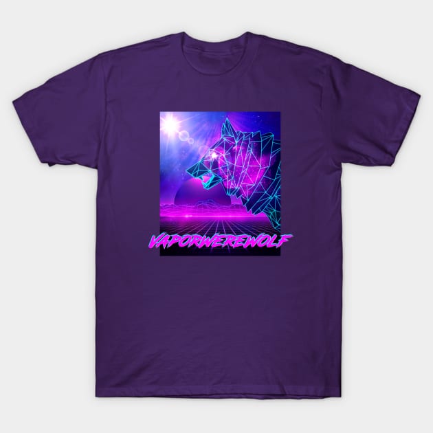 Vaporwerewolf T-Shirt by Viergacht